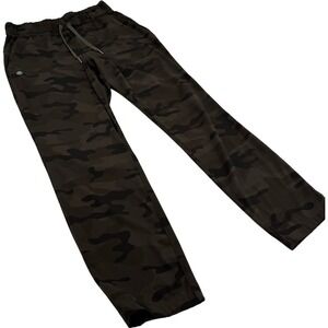 G Gradual Size Medium Camo Joggers Green Stretch Activewear Pants Street Wear
